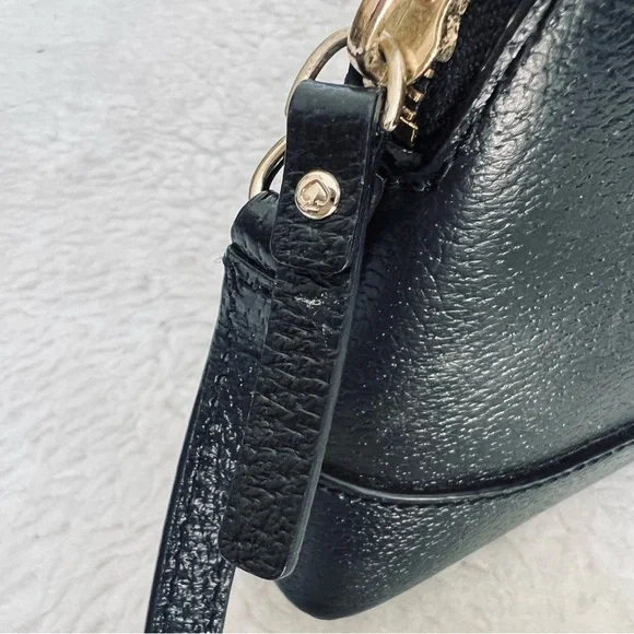 Kate Spade Jenny Southport Avenue Black Leather 2way Satchel/Crossbody Small Bag - Picture 9 of 16